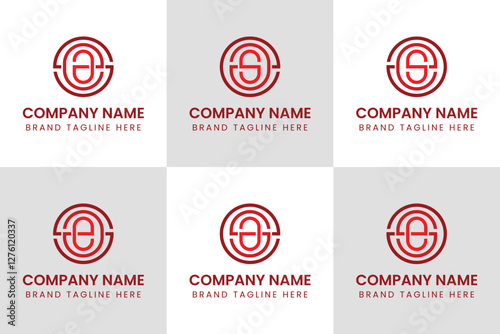 Letters SAE SEA AES ASE EAS ESA Monogram Logo, suitable for any business