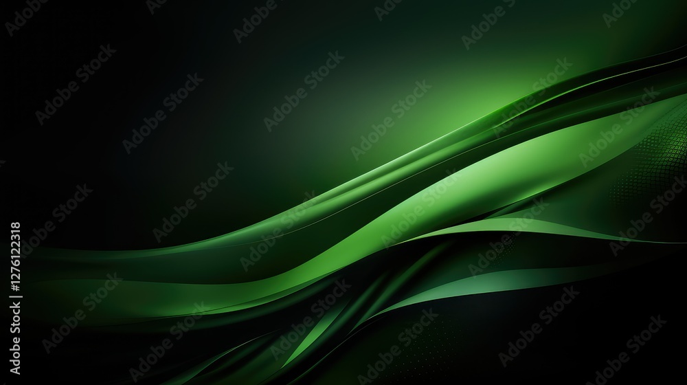 Fototapeta premium lime green swoosh background