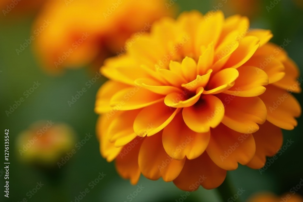 Close-up of textured marigold petals, sunny yellow and deep orange shades , floral background, photography, bloom Close-up of textured marigold petals, sunny yellow and deep orange shades , floral background, photography, bloom