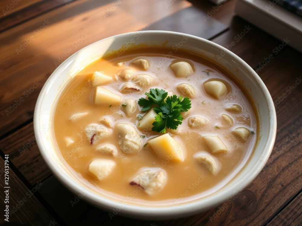 Creamy Butternut Squash Soup with Potato Dumplings Creamy Butternut Squash Soup with Potato Dumplings