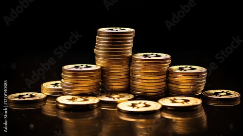 Wallpaper Mural wealth gold bitcoin Torontodigital.ca