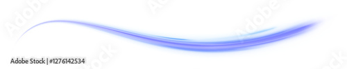 Blue wave curved lines for presentations, illustration of articles and publications on technological trends and innovations. PNG Colored shiny sparks of spiral wave. 