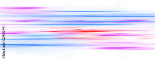 Abstract blue and purple neon light rays and lines transparent background. Colored shiny sparks of spiral wave. Curved bright speed line swirls.