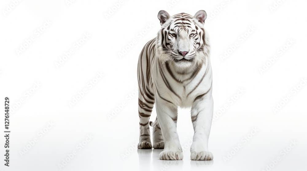 Obraz premium majestic animals white background