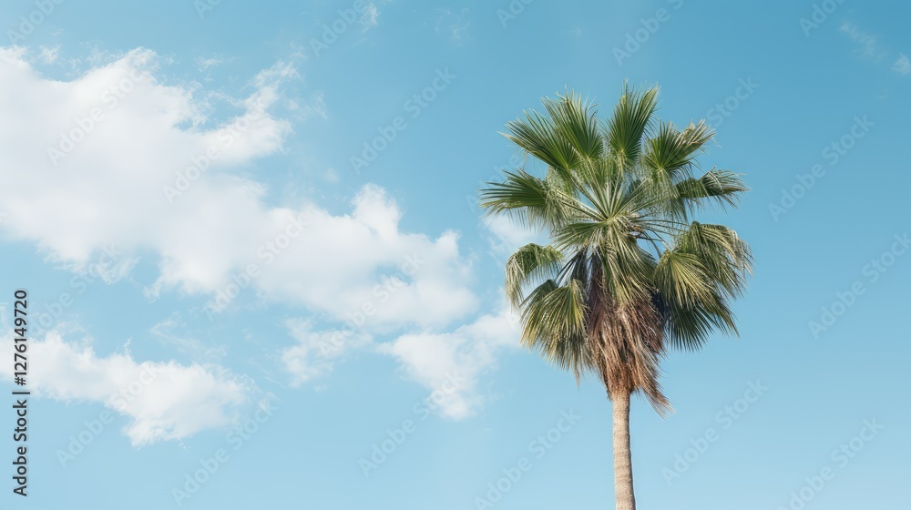 sky palm trees simple sky palm trees simple