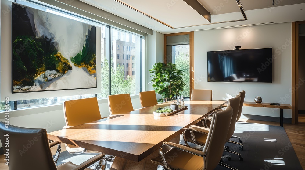 Fototapeta premium workspace commercial real estate office