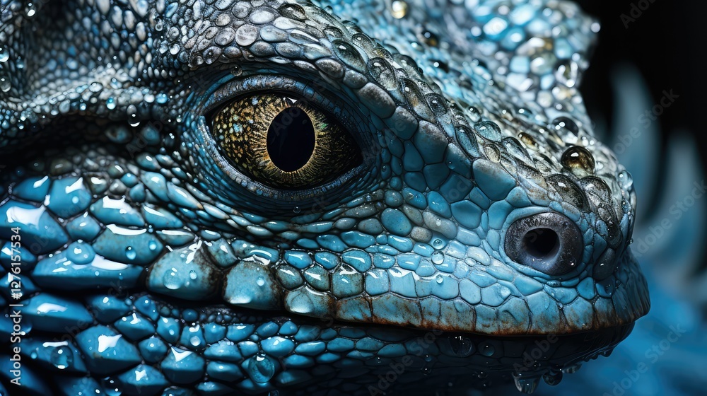 Fototapeta premium texture water dragon