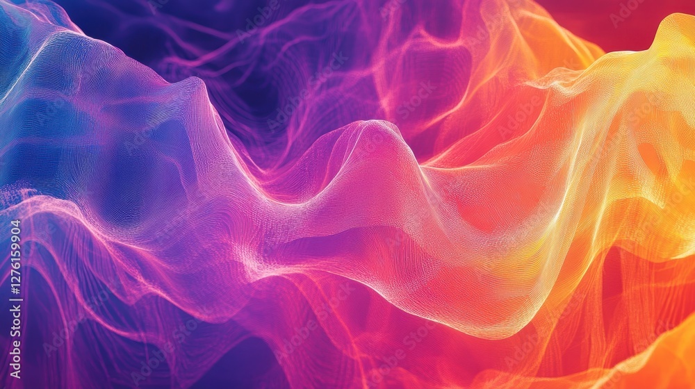 Obraz premium abstract colorful wave background