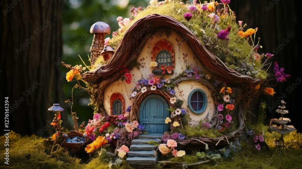 Fototapeta premium petals amazing fairy house