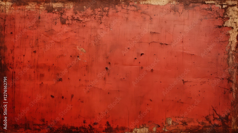 Obraz premium weathe red paper texture