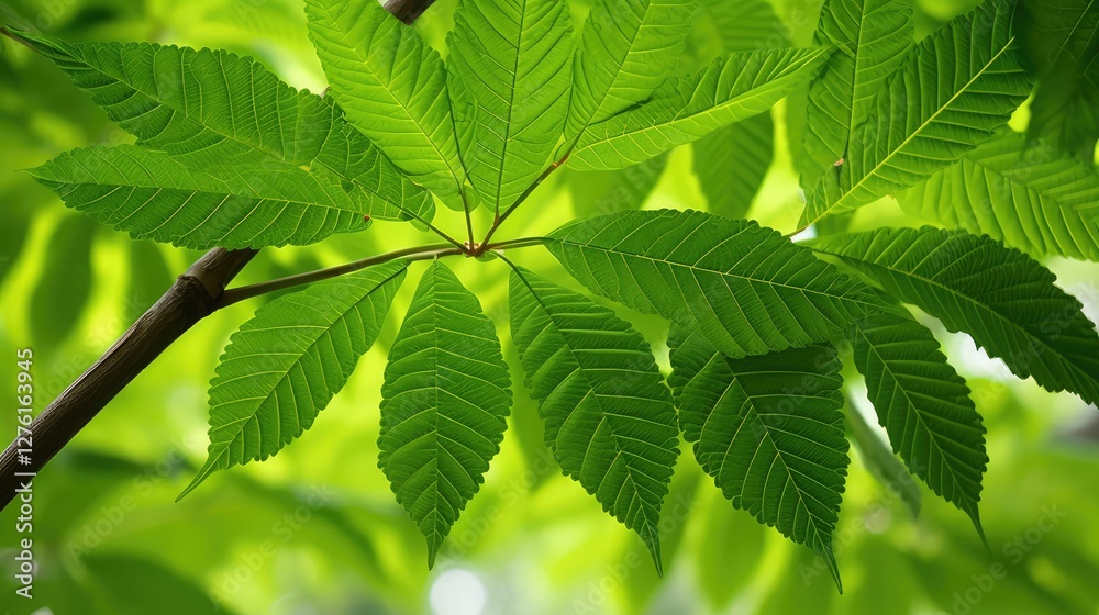 leaves ohio buckeye tree