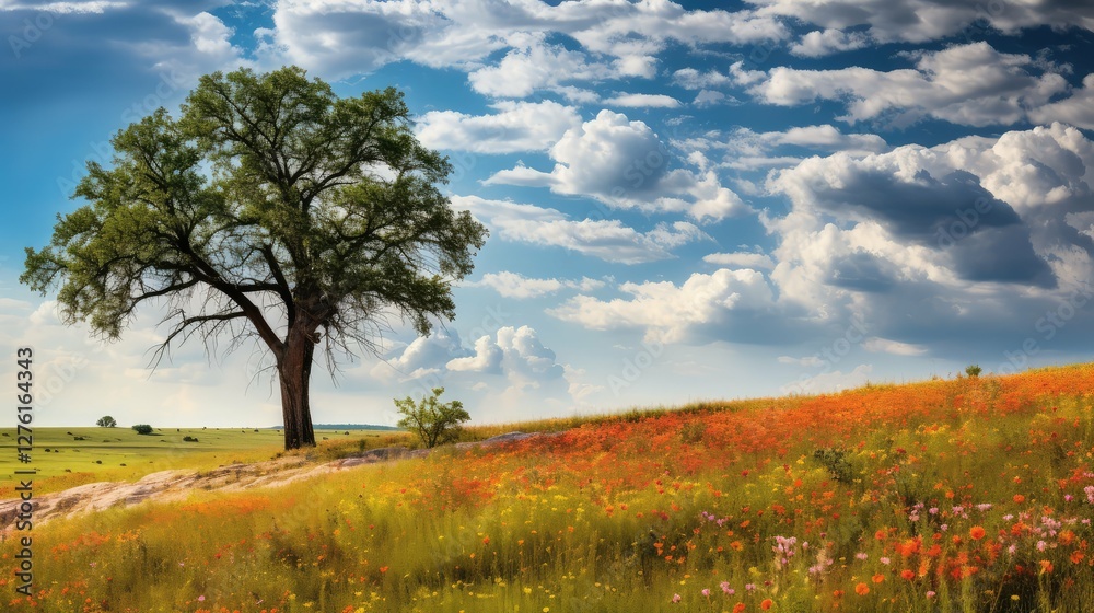 Obraz premium shade trees plan