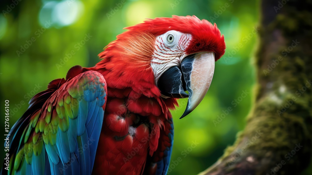 perched red green perched red green