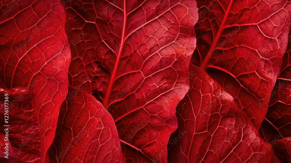 Obraz premium color lettuce red leaf