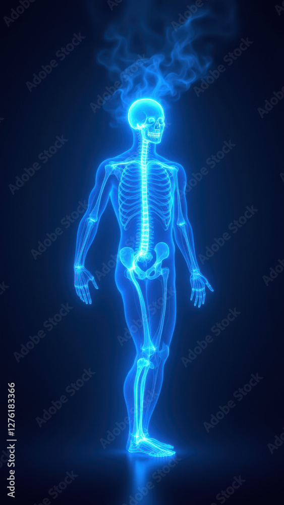 Vagus Nerve Stimulation, 3D Animated Illustration of Neural Response to Therapy Vagus Nerve Stimulation, 3D Animated Illustration of Neural Response to Therapy