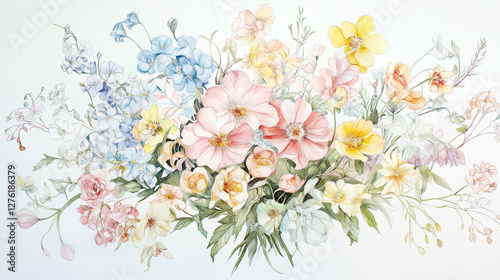 Bouquet of Spring Flowers