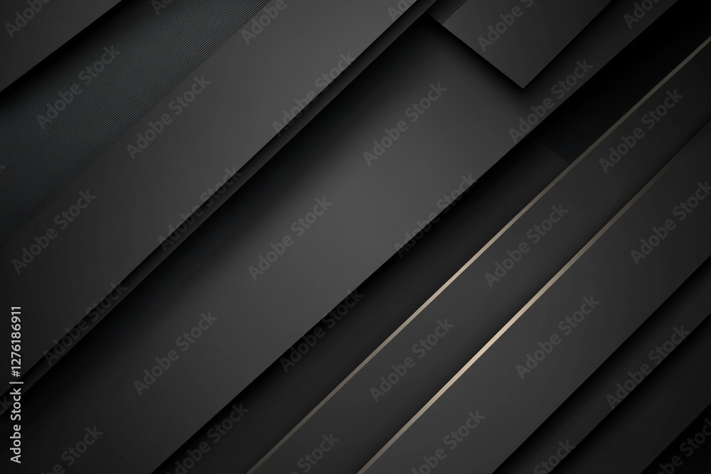 Dark deep black dynamic abstract vector background with diagonal lines, a gradient from light to deep black, and geometric shapes for an abstract design. Vector illustration style Dark deep black dynamic abstract vector background with diagonal lines, a gradient from light to deep black, and geometric shapes for an abstract design. Vector illustration style
