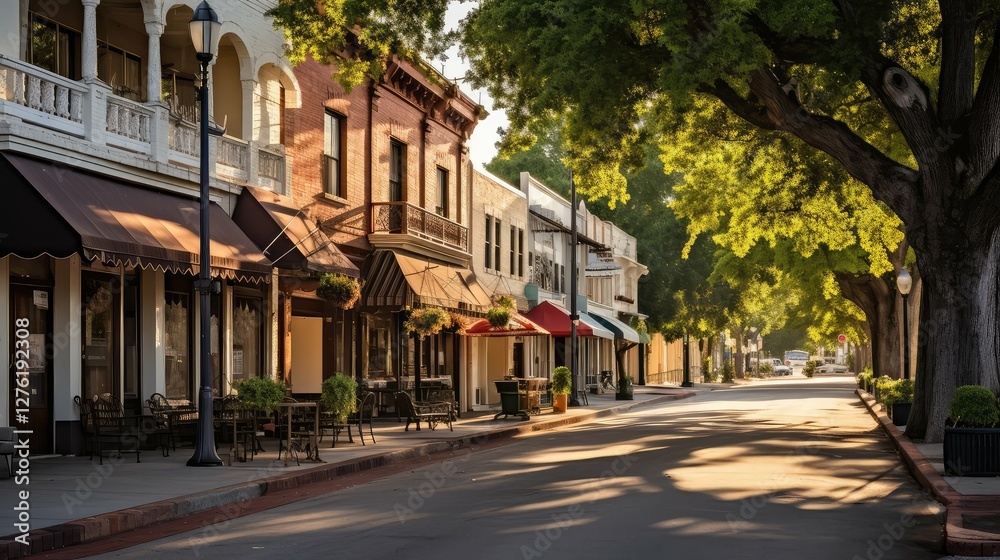 Fototapeta premium architecture old towne orange