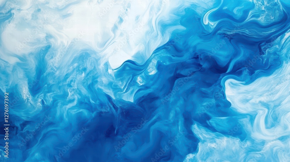 abstract blue and white swirling paint texture abstract blue and white swirling paint texture