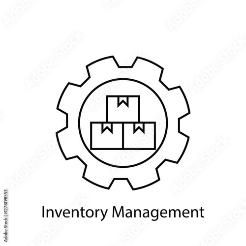 Vector Illustration Icon inventory Management