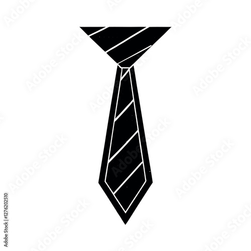 tie on white background