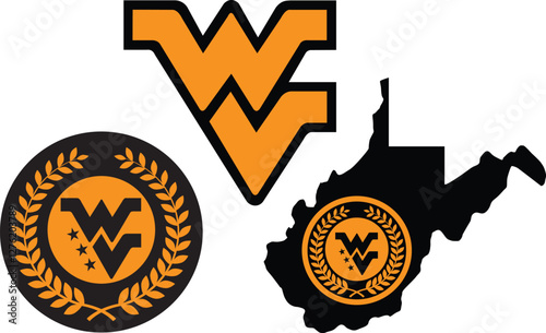 Wes Virginia Vector bundle, Clipart, Silhouette, Vector, icons, illustration, design, WV.