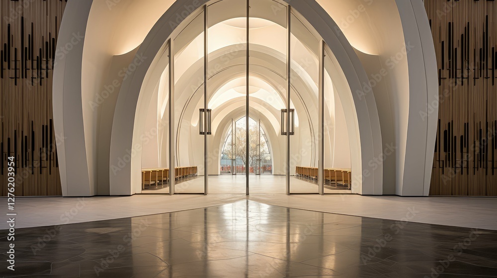 Fototapeta premium sanctuary open church door