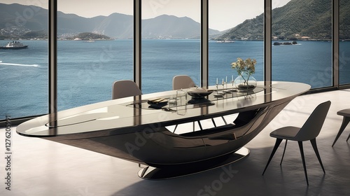 modern boat table