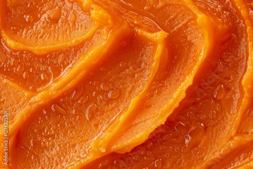Wallpaper Mural Photo of Fresh carrot puree baby food. Image illustrated food for advertisement Torontodigital.ca