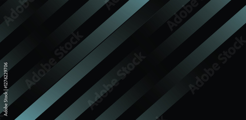 dark abstract background, diagonal stripes, teal and black, geometric pattern, minimalist design, subtle gradient,