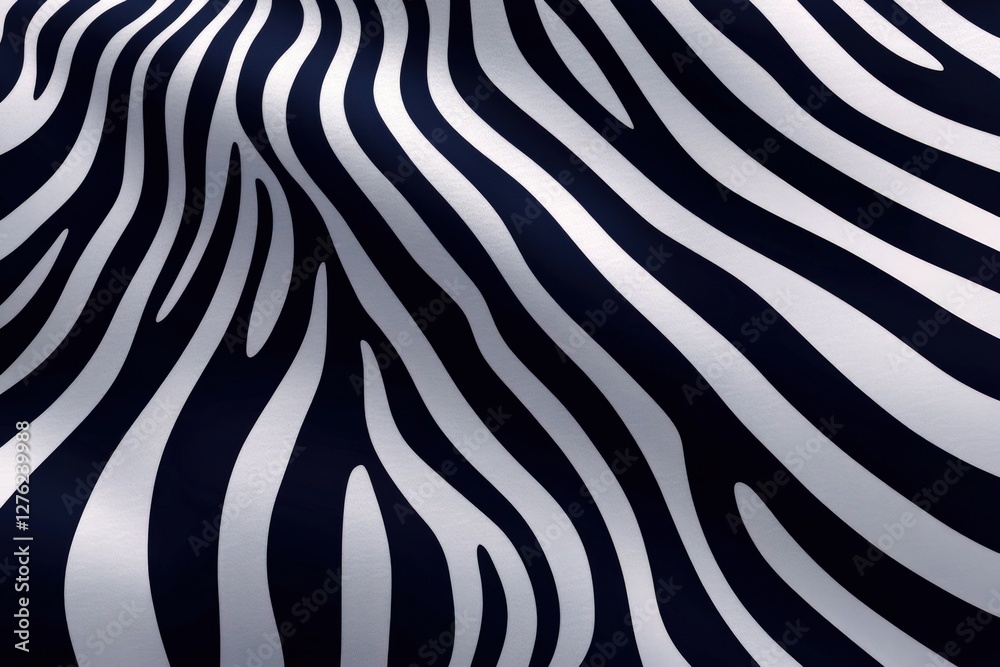 Wavy Zebra Stripes Background Texture Design Wavy Zebra Stripes Background Texture Design