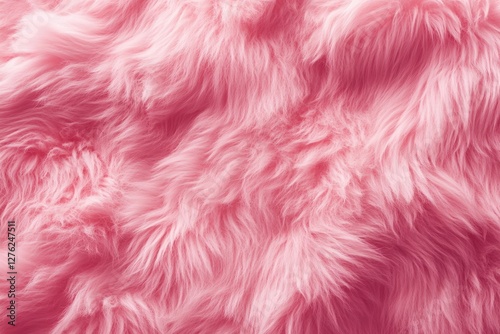 A pink fur texture with a fuzzy look photo