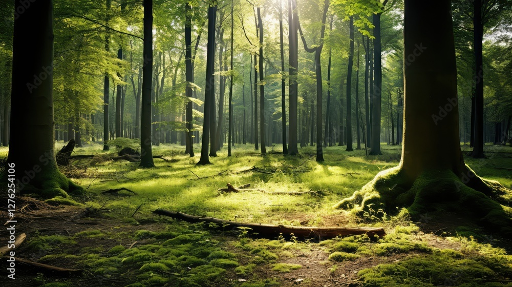 Obraz premium leaves trees grass