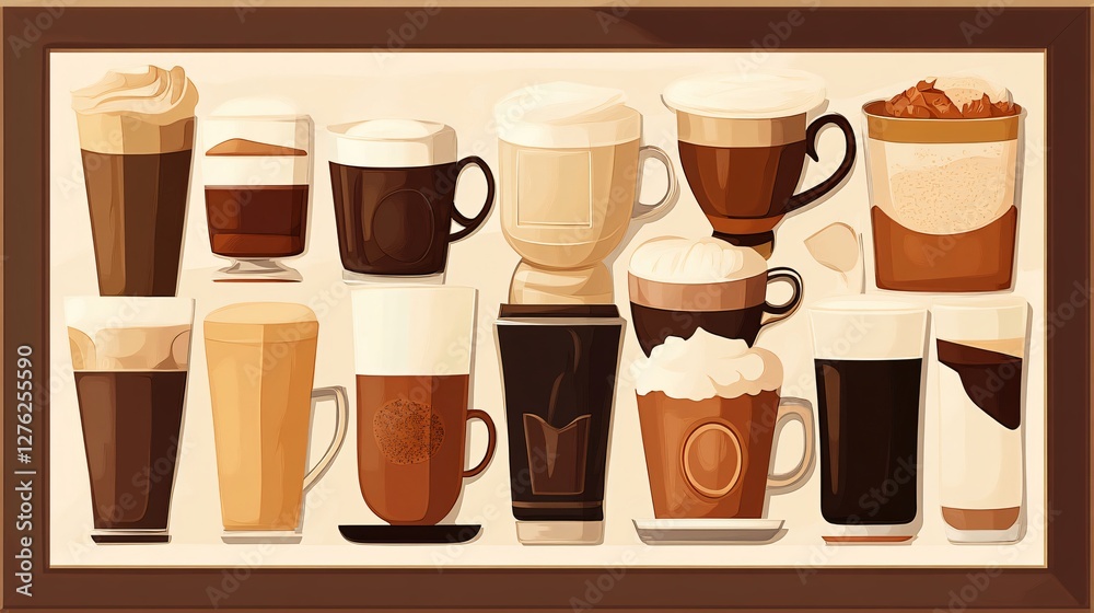 custom made wallpaper toronto digitalExquisite Coffee Collection: Espresso, Latte, Mocha, and More
