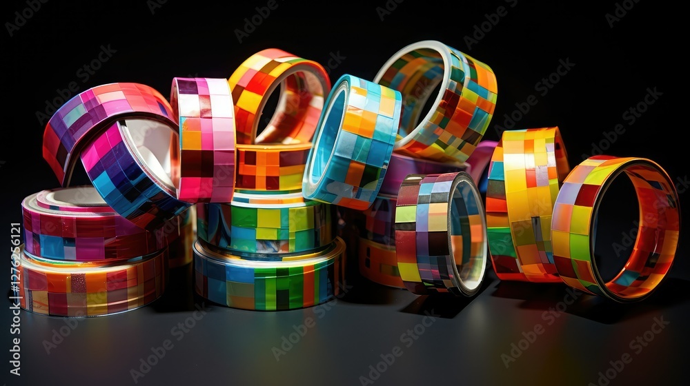 Obraz premium creative office tape