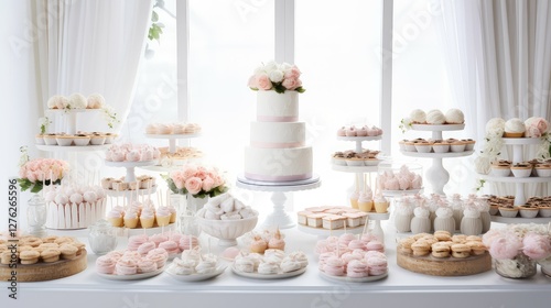 Wallpaper Mural cookies white table Torontodigital.ca