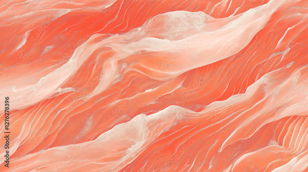 Abstract flowing texture with soft waves in warm orange and white hues creating a smooth and elegant pattern ideal for backgrounds Abstract flowing texture with soft waves in warm orange and white hues creating a smooth and elegant pattern ideal for backgrounds