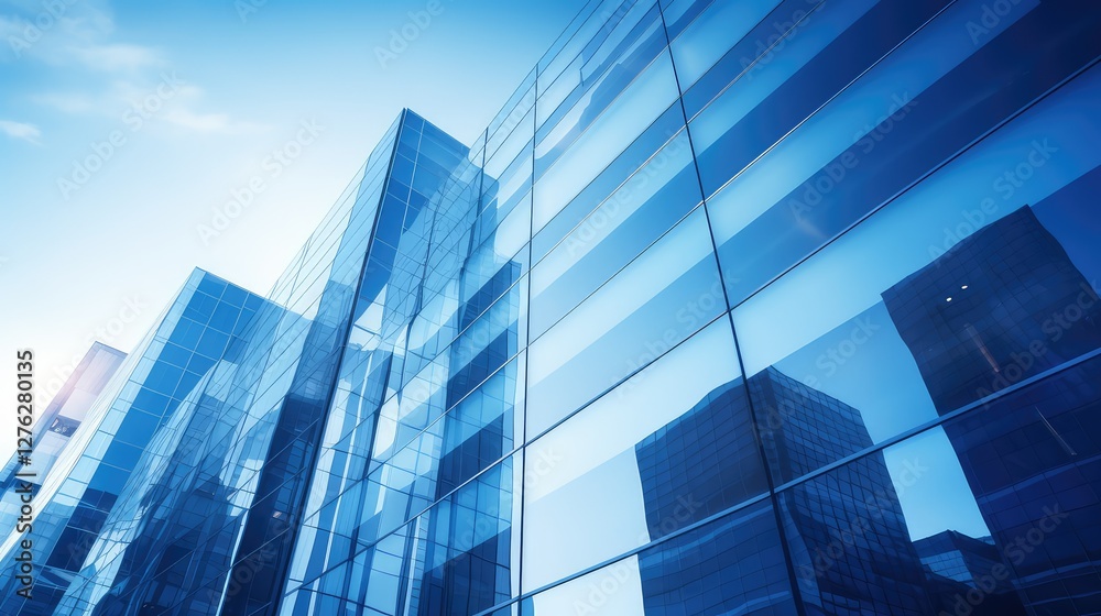 reflection corporate background blue reflection corporate background blue