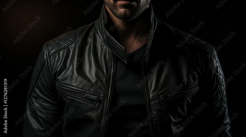 Fototapeta premium jacket financial advisor black
