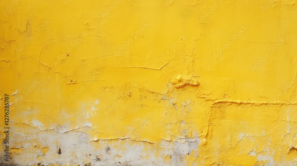 Obraz premium dimension yellow wall texture