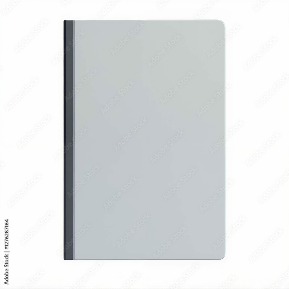Minimalist Note Pad Mock Up Illustration for Creative Writing Projects and Planning in Digital Art Minimalist Note Pad Mock Up Illustration for Creative Writing Projects and Planning in Digital Art
