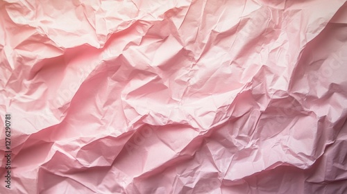 Wallpaper Mural Crumpled pink paper texture for background design and creative art projects Torontodigital.ca