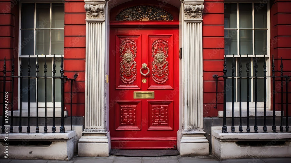 Fototapeta premium doorknob dublin doors