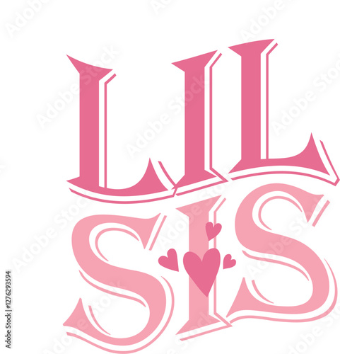 Lil sis, little sister. big sis, big sister, lil bro, little bro, lil brother, little brother, dalmatian, dots