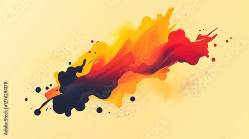 Abstract Geometric Shape Background for Web Design