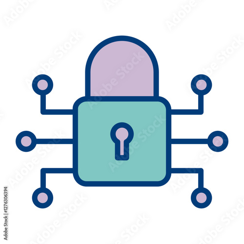 Cyber Security Vector Icon Design