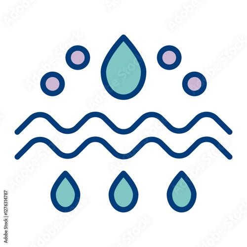 Moisturizing Vector Icon Design