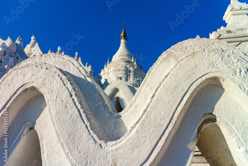 Hsinbyume(Myatheind an) pagoda, Mingun, Mandalay, Myanmar photo