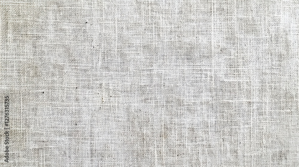 Close-up of natural linen texture with subtle woven pattern for background design Close-up of natural linen texture with subtle woven pattern for background design