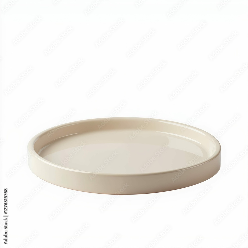 Beige Serving Tray Modern Design Ceramic Plate Presentation Display Platter Interior Decor Item Beige Serving Tray Modern Design Ceramic Plate Presentation Display Platter Interior Decor Item